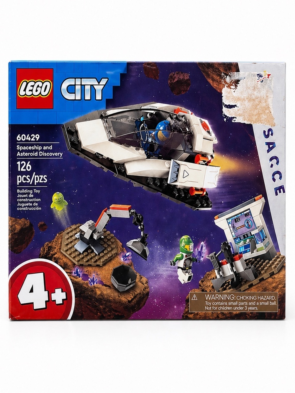🧱 2/$38 - LEGO NWT City 60429 Spaceship & Asteroid Discovery 126 pcs Space Toy